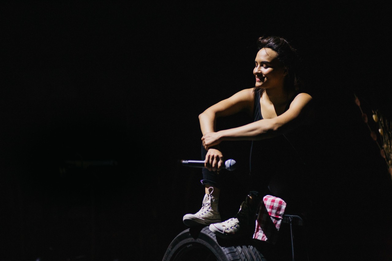 A theater performance at NYU Abu Dhabi.