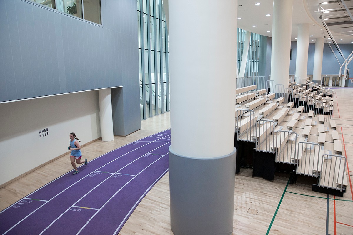 Performance gymnasium on campus